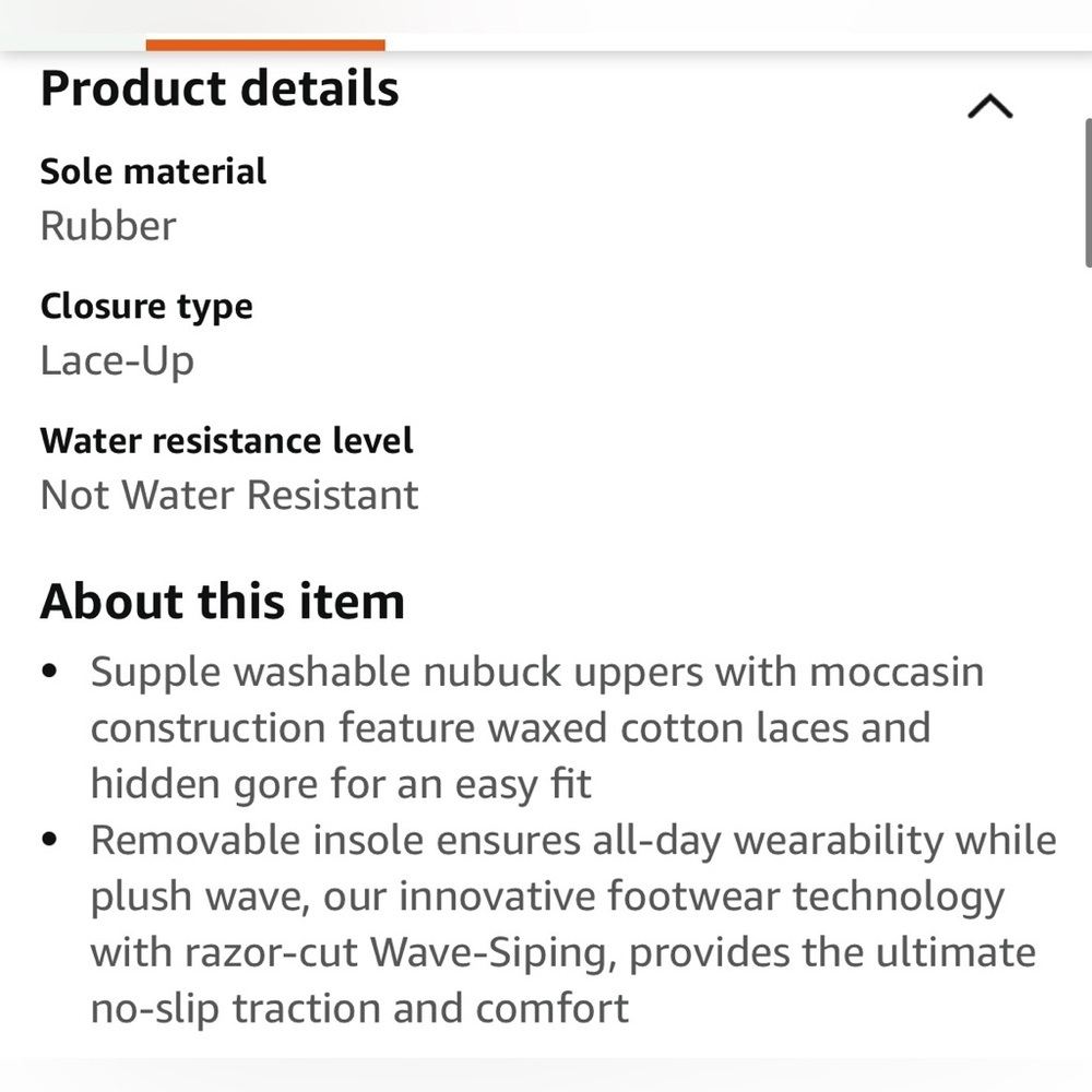 SPERRY Coastal plushwave slip on shoe brown nubuck SZ 8.5 Worn once - Picture 9 of 14